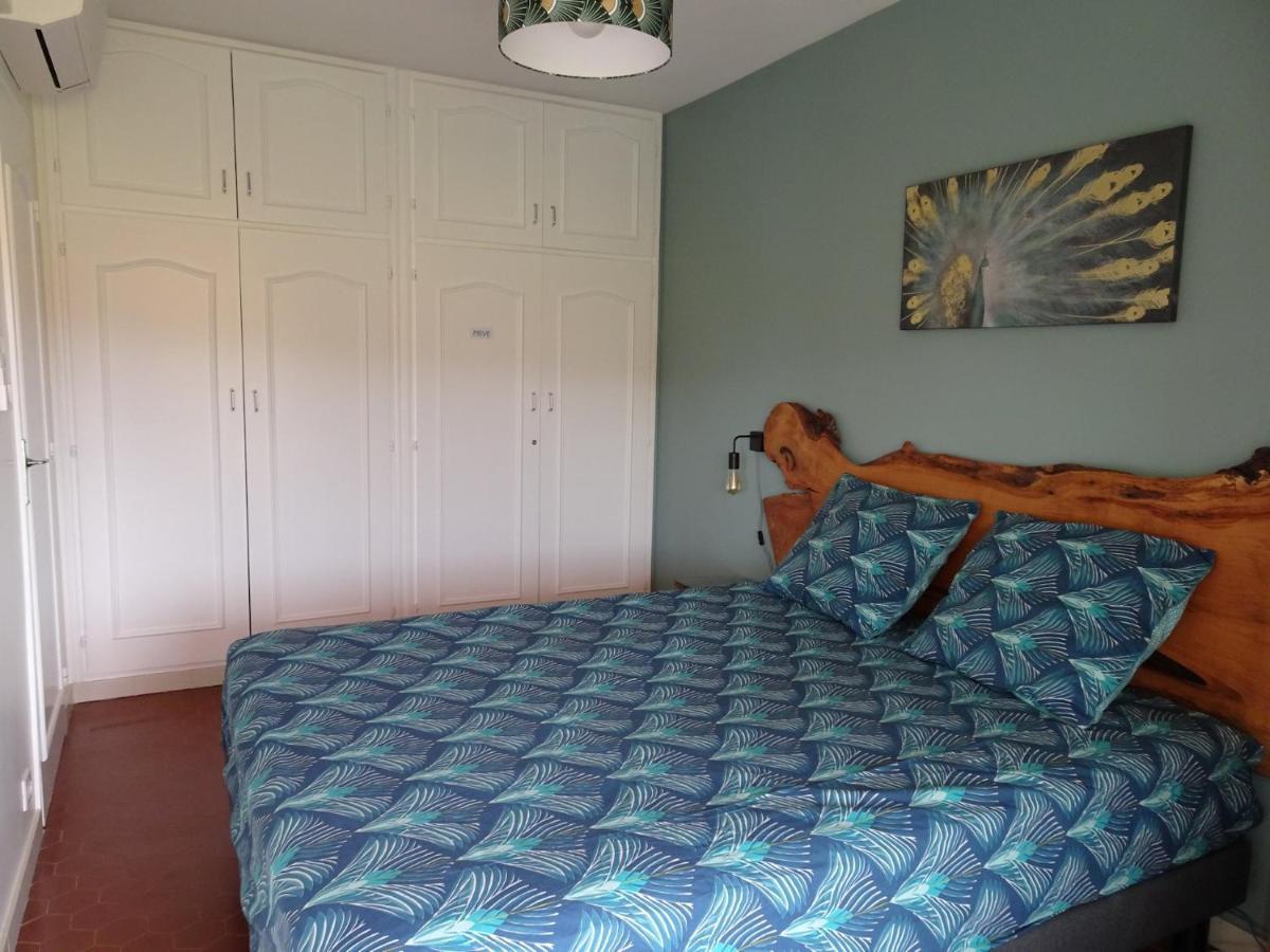 T3 150 M De La Plage, Climatisation, Piscine Et Parking Privatif - Le Lavandou Luaran gambar